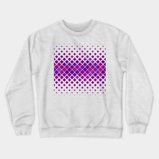 Purple Geometric Halftone Pattern Design Crewneck Sweatshirt